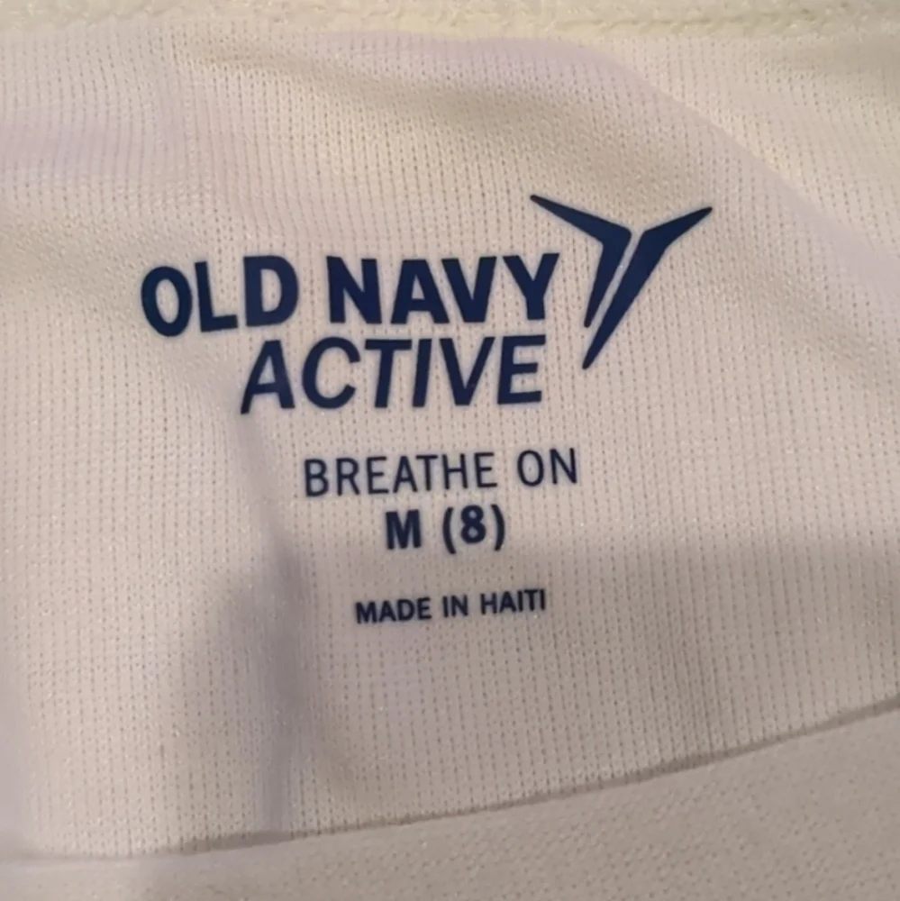 Old Navy Active Bright Yellow Stay Palm Tropical Girls Tank Top size Medium